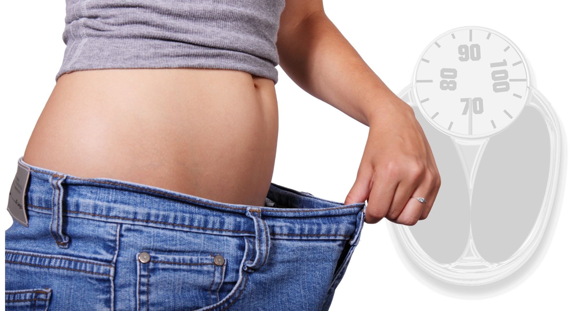 Image of Lady showing weight loss representing metabolic renewal