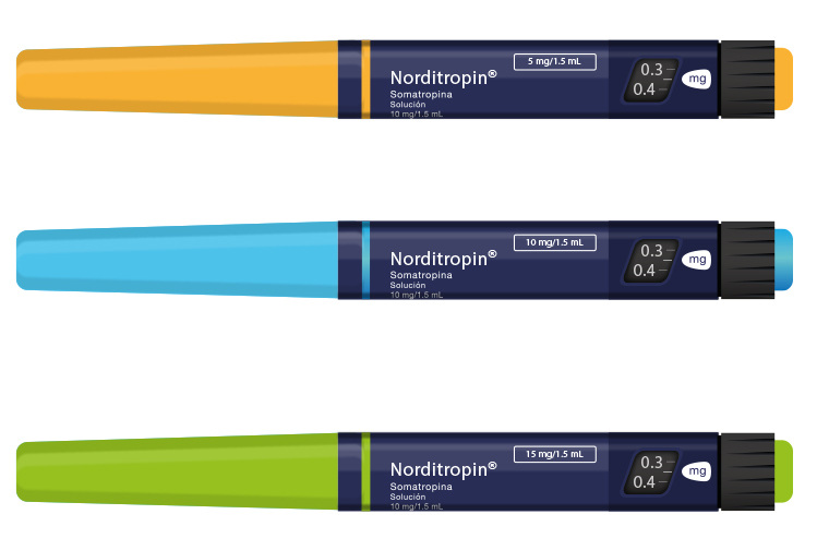 HGH Prescription showing 3 Injectable Norditropin HGH Pens for sale